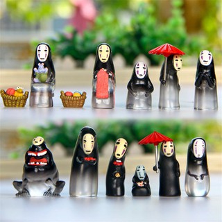 13pcs Studio Ghibli Spirited Away No Face Man Faceless Figures Figurine Toy Gift Shopee Malaysia - how to be faceless in robloxian highschool