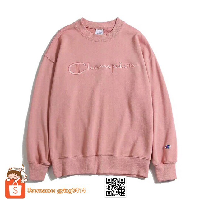 pink sweater champion