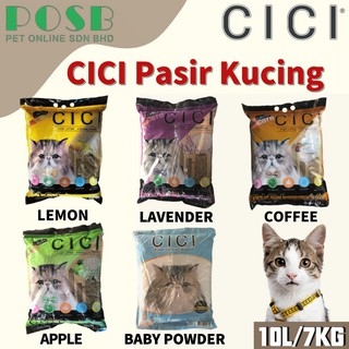CICI Premium Pasir Kucing 10L(7kg) / Cat Litter 10L / Pasir Kucing 10L ...