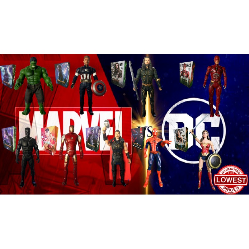 Marvel Avengers DC Justice League Super Heroes Action Figure Collection
