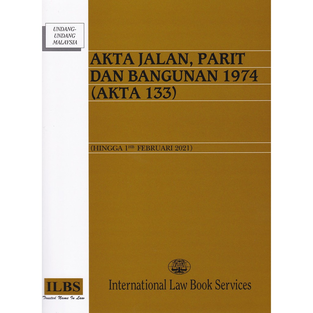 Akta Jalan Parit Dan Bangunan 1974 Akta 133 Hingga 1hb Februari 2021 Shopee Malaysia