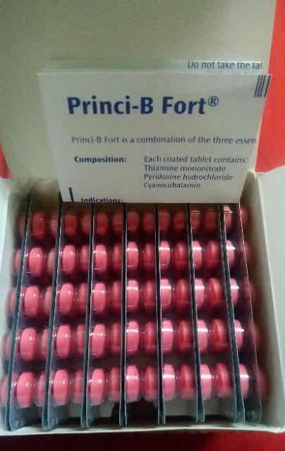 Princi-B Fort Vitamin B1, B6, B12 Tablets (30 X 10's) | Shopee Malaysia