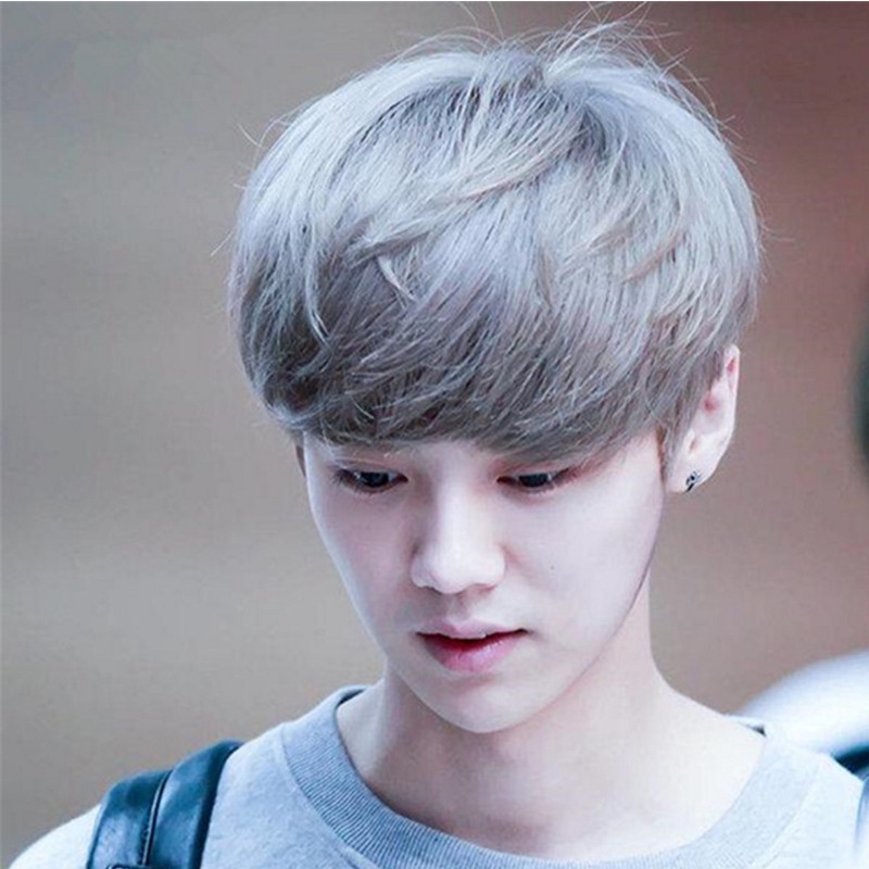 Luhan With The Wig Male Short Hair Korean Version Of The Han
