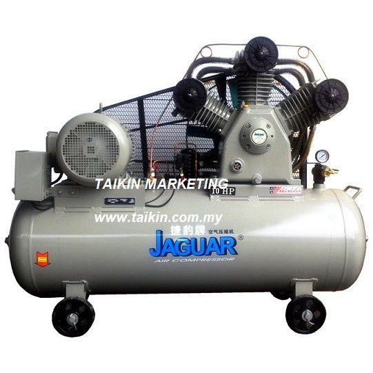 Jaguar Air Compressor 10HP 8Bar 300L Tank ET100 Horizontal Shopee