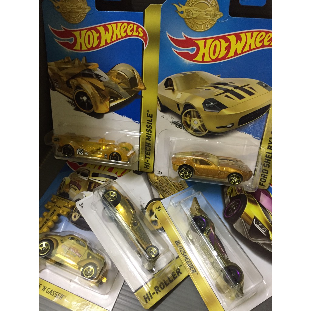 hot wheels gold edition