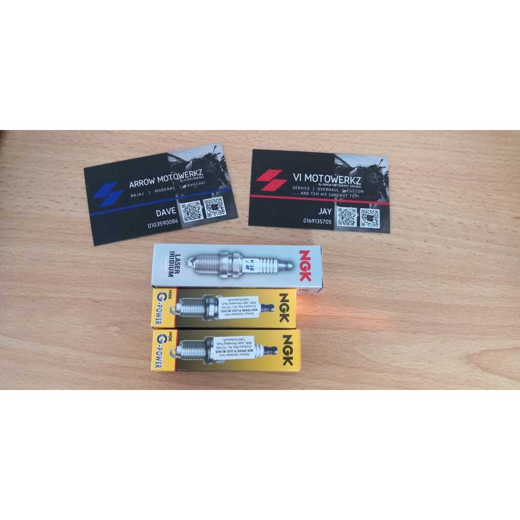 NGK Performance Iridium Spark Plug Set for Modenas Pulsar NS200 / RS200