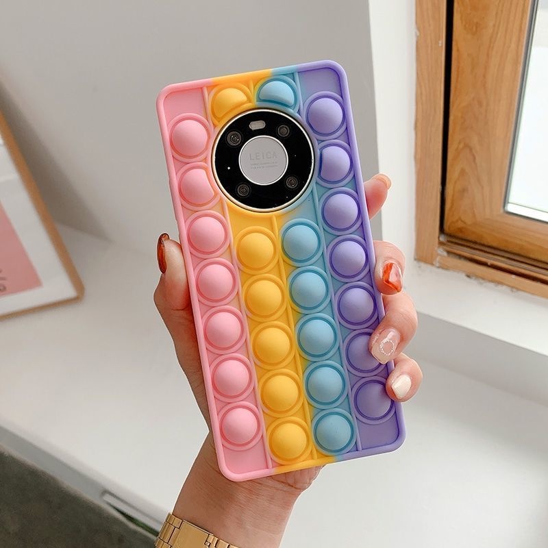 shopee: Casing Redmi 9 9T 9C K40 K20 K30 K30i Pro Note 7 8 9 9S 10 10S Pro Max Pop It Fidget Push Bubble Toys Stress Reliver Casing phone Case Cover Cases (0:0:Color:pink;1:33:Model:Redmi Note 10=10S (4G))