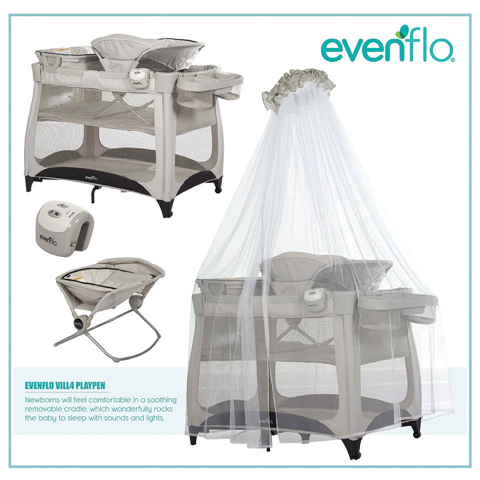 evenflo travel crib