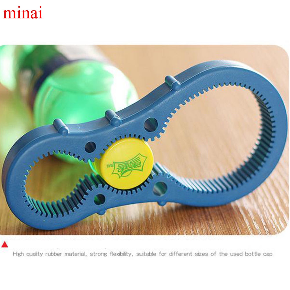 MINAI Jar Opener Multi Purpose Jar Lids Bottle Cap Grip Twister Rubber Opener Tool