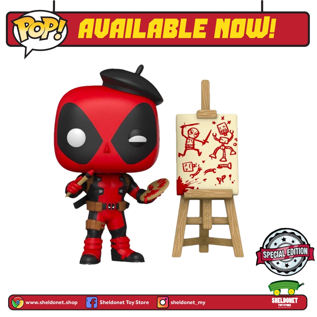 Funko Pop! Marvel: Deadpool 30th Anniversary - Artist Deadpool ...