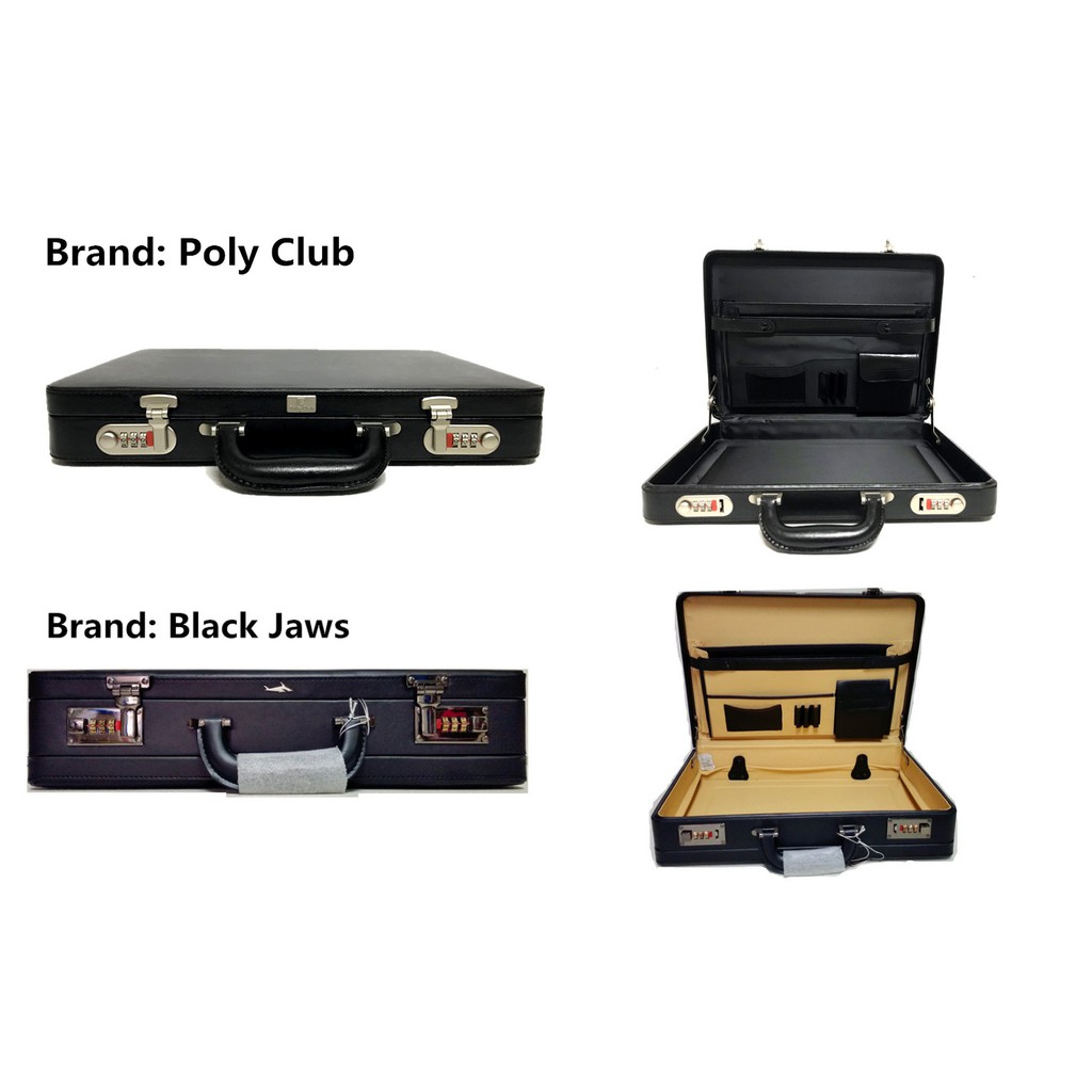 black briefcase bag