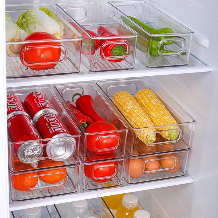 Locaupin Refrigerator Organizer BinsStackable Fridge Organizers with