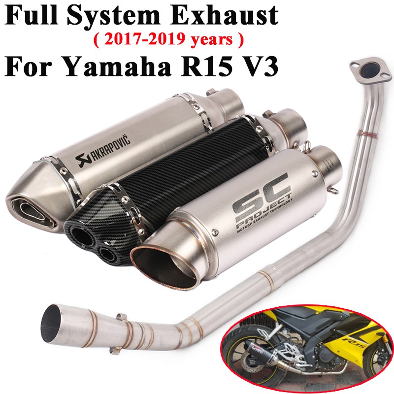 For Yamaha R15 V3 YZF-R15 2017 2018 2019 Motorcycle Full System ...