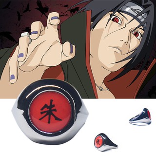 Ninja Naruto Uchiha Itachi Ring Akatsuki Member Zhu Ring Cosplay Stage Property Collectibles Gift Shopee Malaysia
