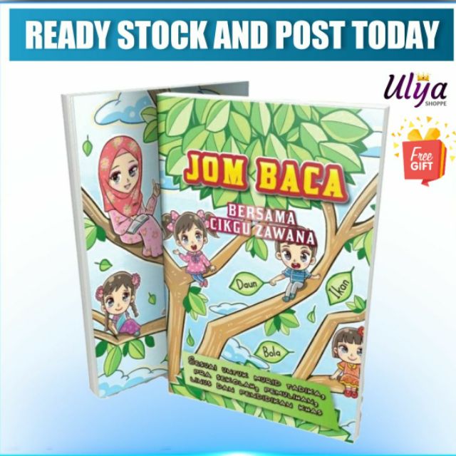 🔥jom Baca Bersama Cikgu Zawana | Buku Latihan Membaca🔥 Readystok 🔥 4 ...