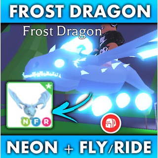 neon frost dragon adopt me roblox