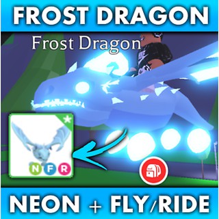 Adopt Me Legendary Neon Fly Ride Frost Dragon NFR | Shopee Malaysia