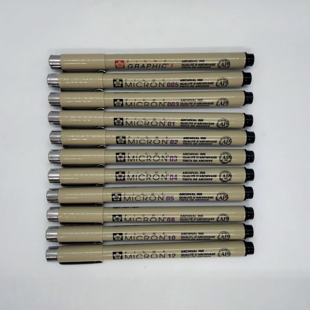 SAKURA PIGMA MICRON WATER-BASED PIGMENT PEN (READY STOCK) | Shopee Malaysia