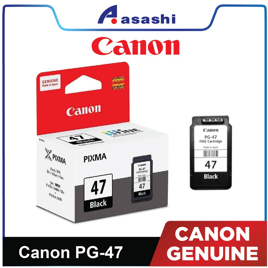 Canon PG47 / CL57 Black Fine Cartridge Canon CL57 Color Fine
