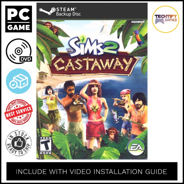 The sims 2 cast away for wii