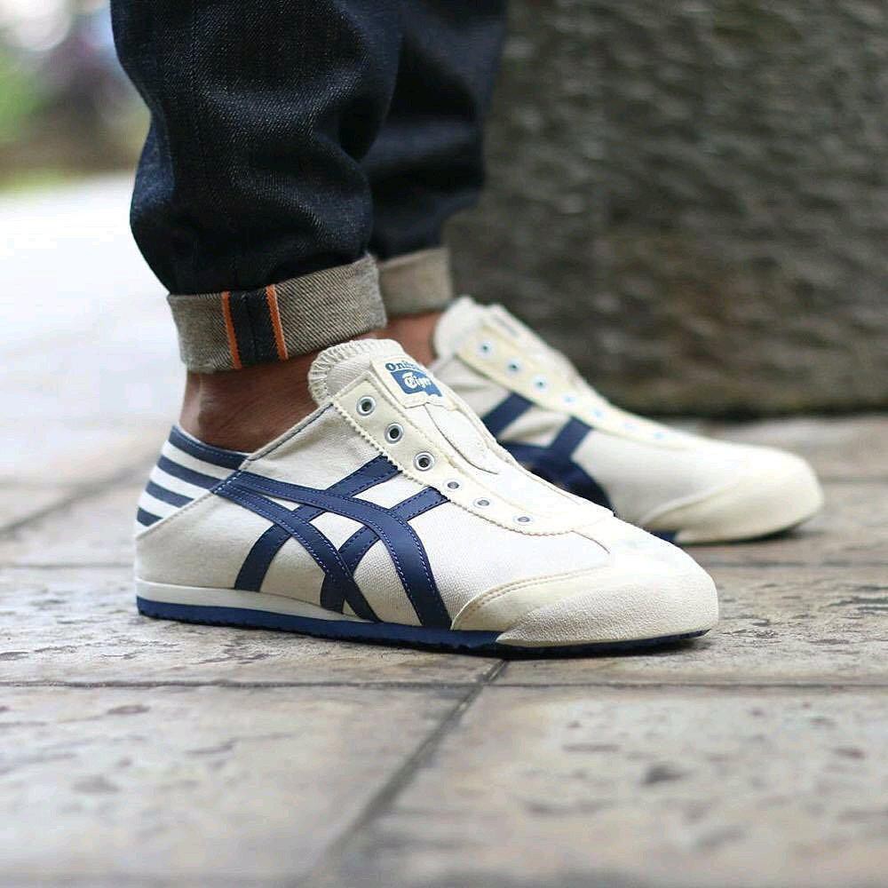 onitsuka tiger mexico 66 cream midnight blue