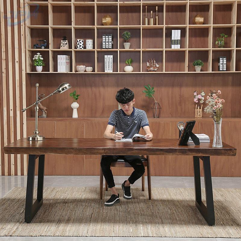 American Loft Solid Wood Desk Secretary, How To Make Wooden Desktop