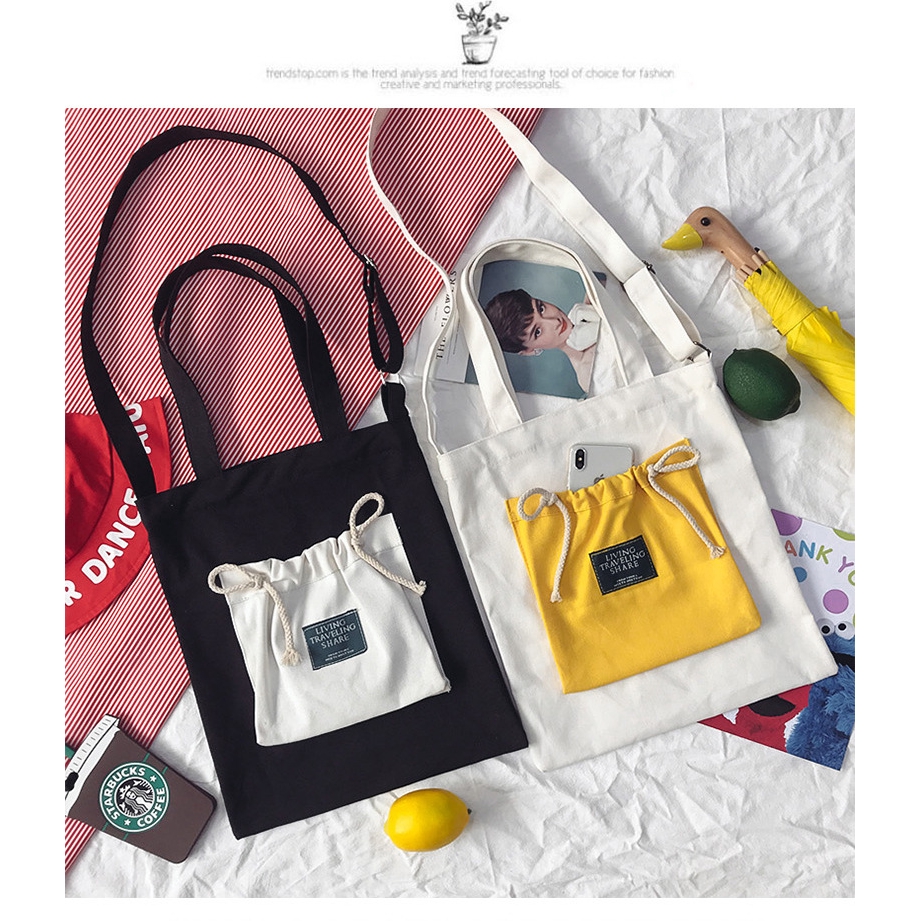 tote bag korea shopee