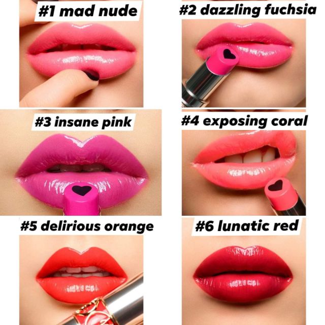 in colour lipstick