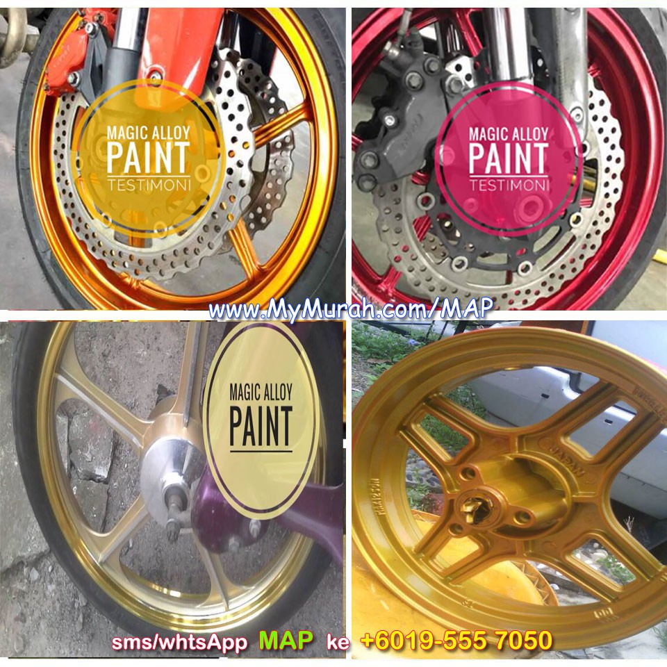 Magic Alloy Paint Utk Rim Kereta Rim Motor Body Kereta Body Basikal Free Shopee Malaysia