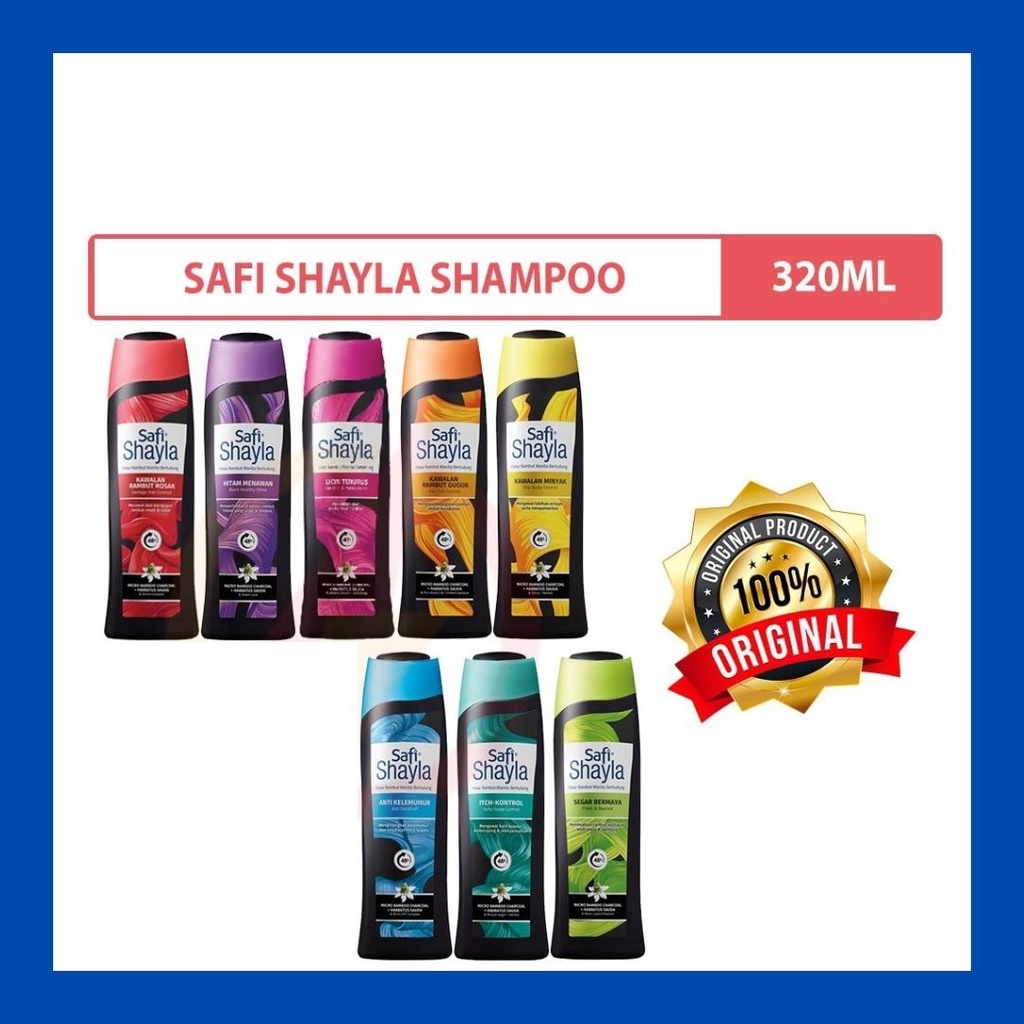 Safi Shayla Shampoo Hair Care Smooth Control Anti Kelemumur Dandruff Pakar Rambut Syampu Wanita 1015