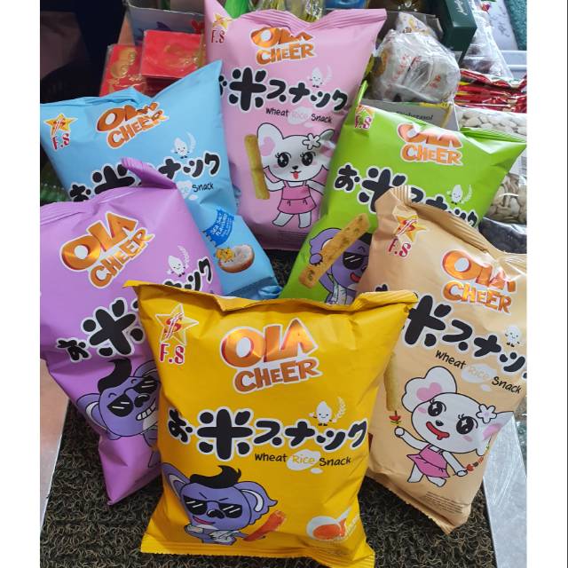 Ola CHEER Wheat Rice Snack 60gr | Shopee Malaysia