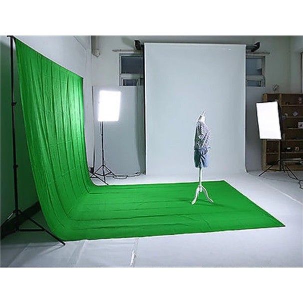 Ready Stock Nicefoto 3m X 6m 3 6m Muslin Cotton Textile Green Screen Studio Backdrop Black White Grey Green Blue Shopee Malaysia