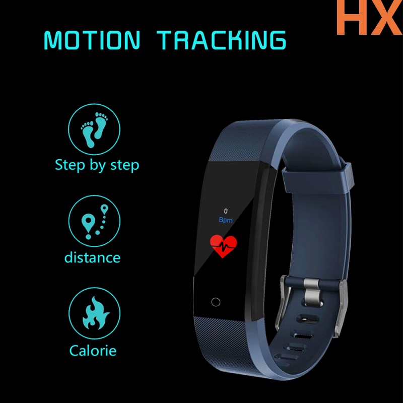 smart bracelet 115 plus sports watch heart rate monitor waterproof smart Wristband