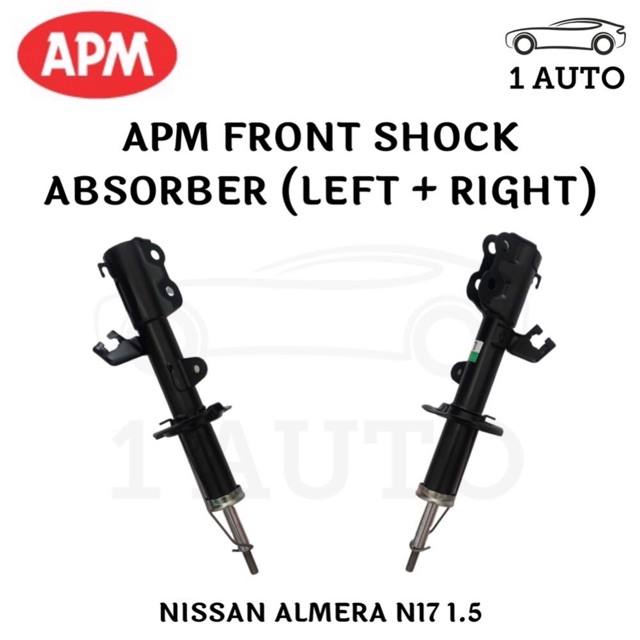 Apm Front Depan Shock Absorber For Nissan Almera N17 2011 Now 1 Pair 2 Pcs Shopee Malaysia