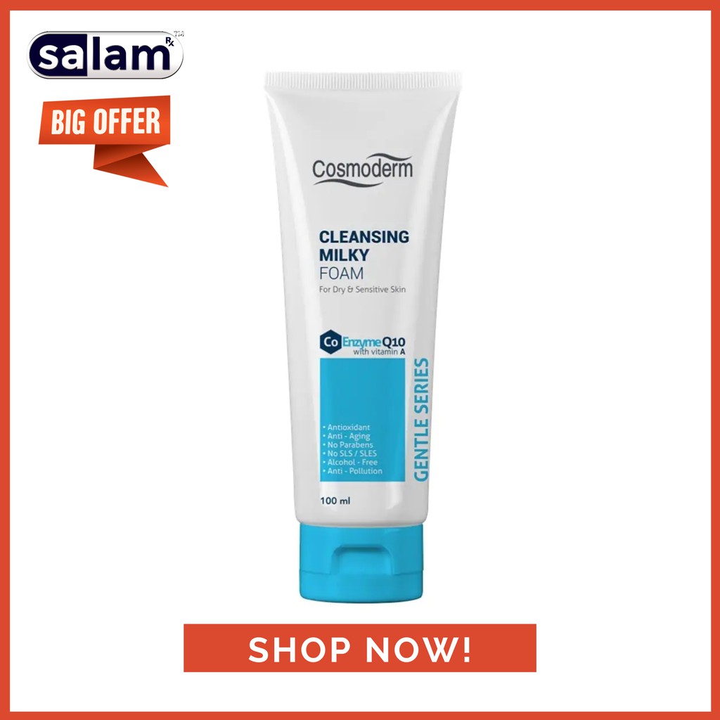cosmoderm cleansing milky foam