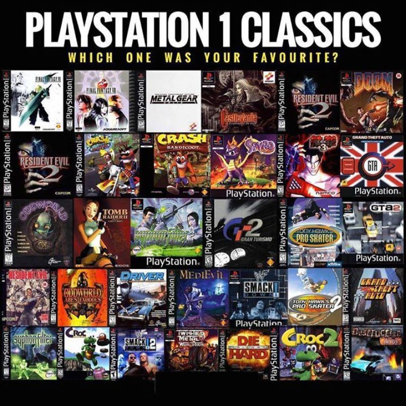 100 классических игр. Sony PLAYSTATION 1 игры. Sony PLAYSTATION Classic игры. Sony ps1 игры. Игры на сони плейстейшен 1.