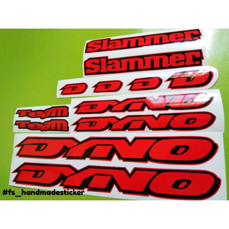 dyno bike stickers