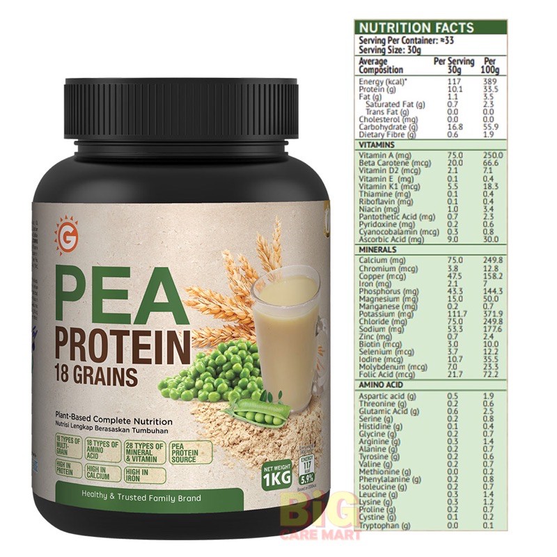 Pea Protein 18 Grains Shopee Malaysia