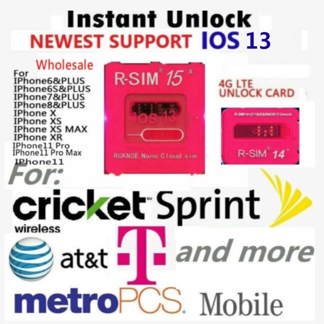 R Sim15 Nano Unlock Rsim Unlock Sim Card Nano Turbo Card For Iphone 11 Pro Xs Max Xr 8 7 6s 6 Ios 13