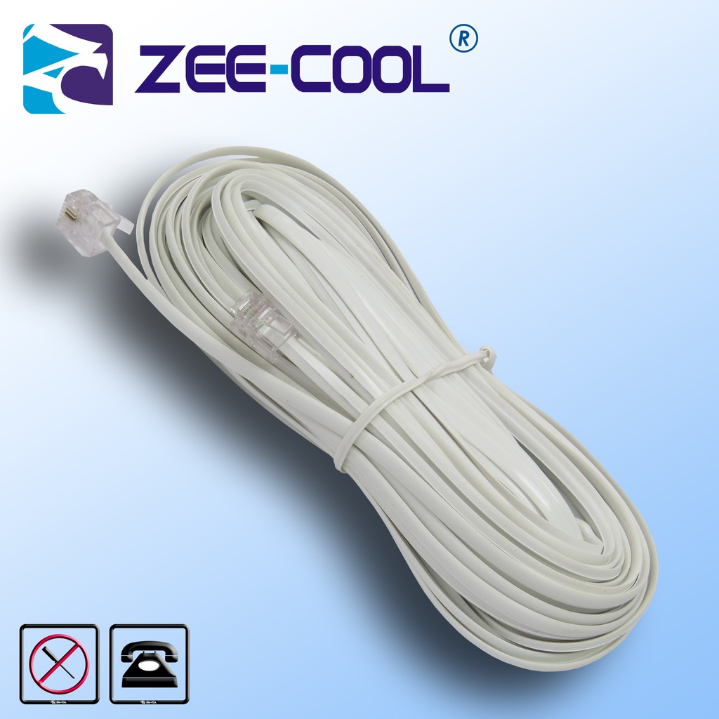Telephone Cable Terminated with RJ11 Modular Connectors | Shopee Malaysia