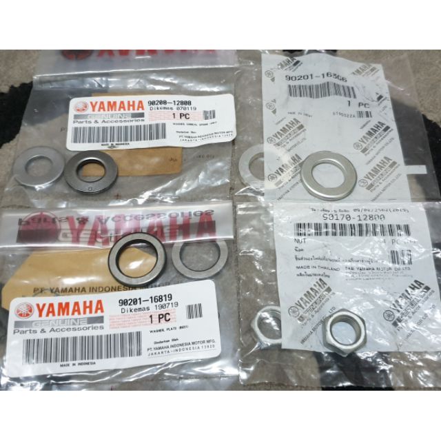 4 Items Washer Nut Pulley CVT 💯 Original NVX Nmax Xmax NVX155 | Shopee ...