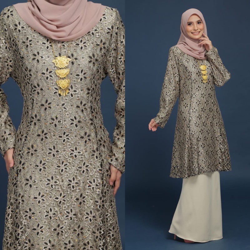 Kurung Riau Premium Lace Shopee Malaysia