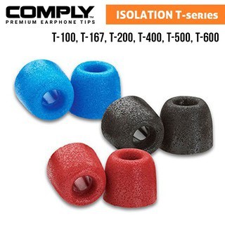 Comply Isolation Noise Cancelling Memory Foam Earphone Tips T200,T400,T500,T600 