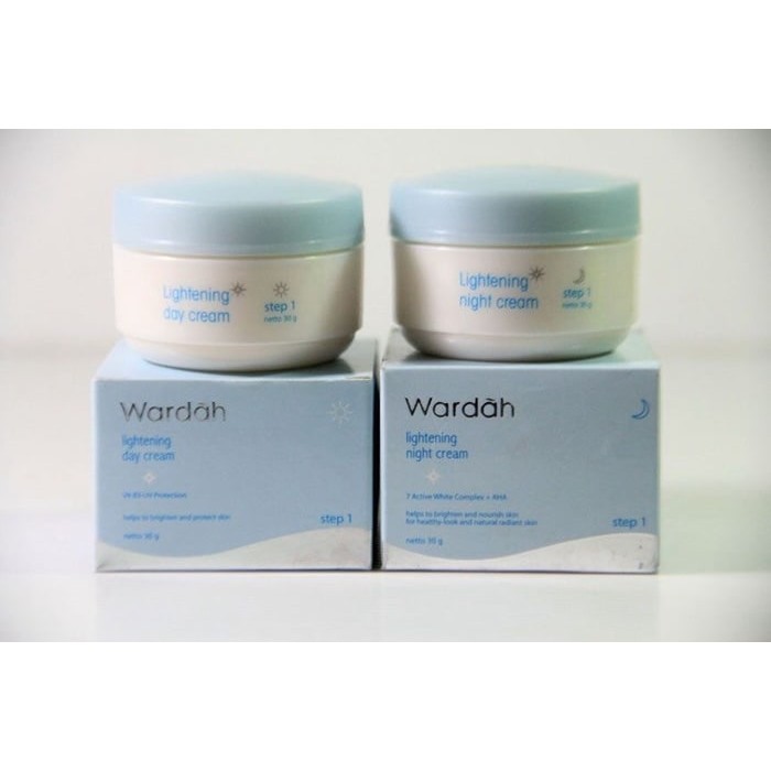 Wardah Lightening Day Cream /Night Cream Krim Siang atau  