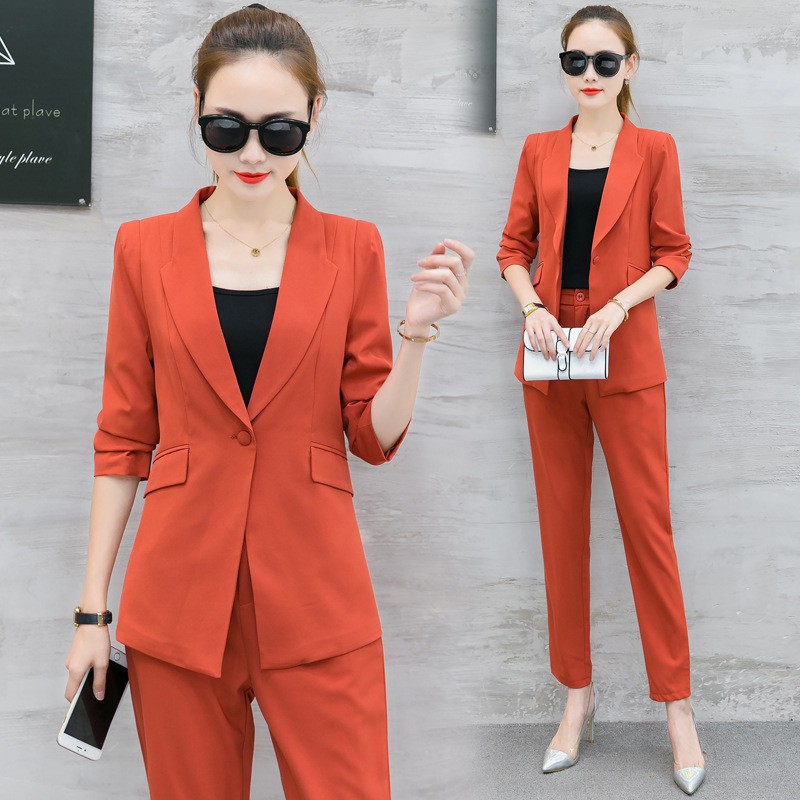 cropped pants suit womens