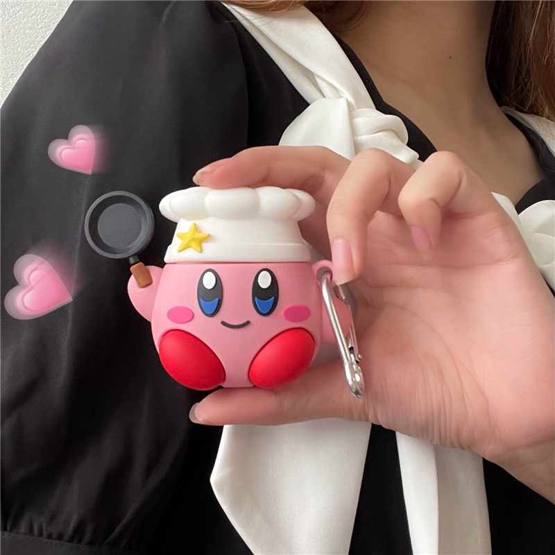 Chef Kirby 2021 AirPods 3 Case Apple AirPods 2 Case Cover AirPods Pro Case IPhone TWS Bluetooth Earbuds Accessories AirPods Case Air Pod Case Air Pods Case Air Pod Pro Case Air Pods Pro Case