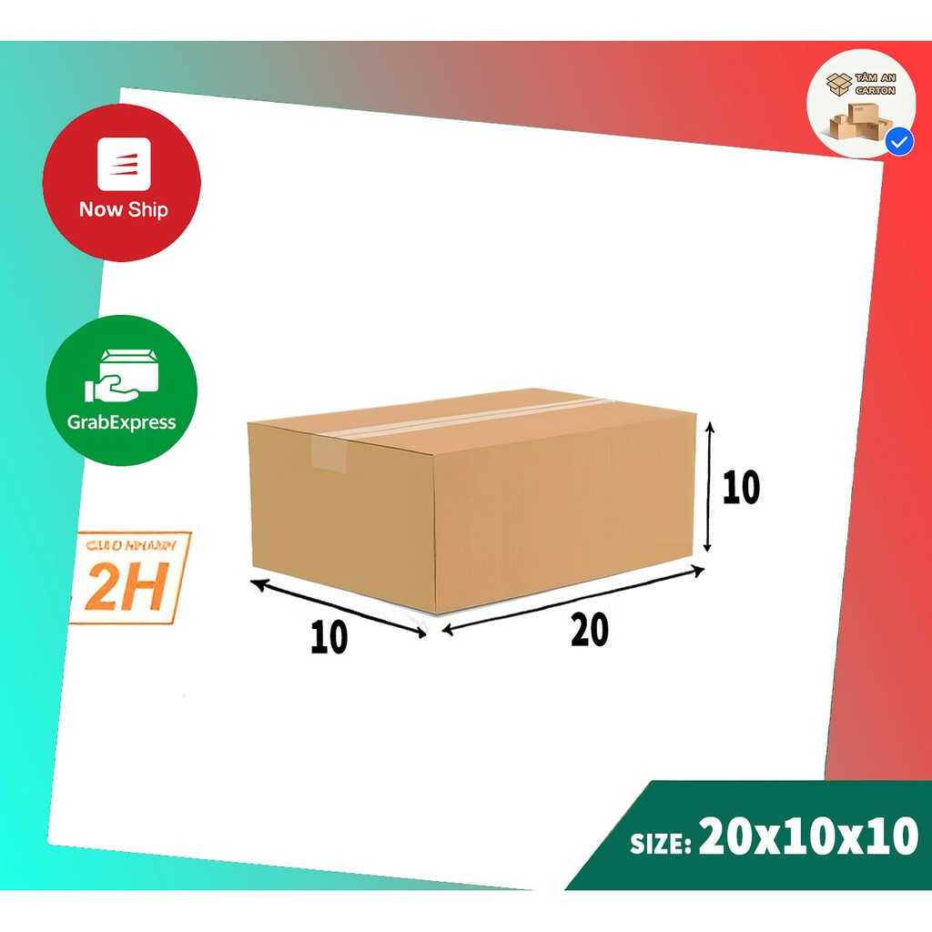 20X10X10 carton box packing S18 | Shopee Malaysia