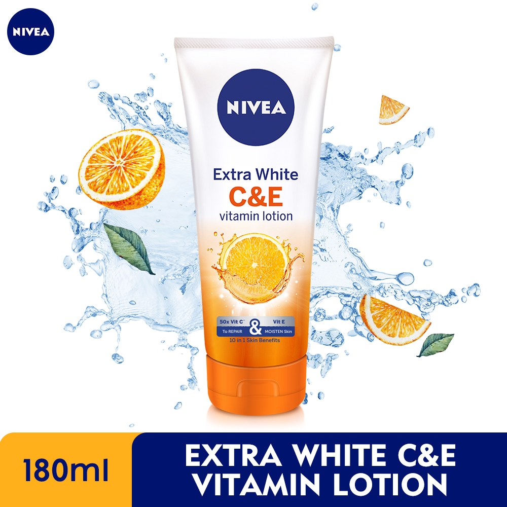 NIVEA Body Lotion - Extra White C & E Vitamin Lotion 180ml