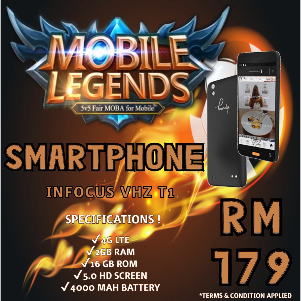 Infocus Vhz T1 4g Lte Pubg Smartphone Shopee Malaysia