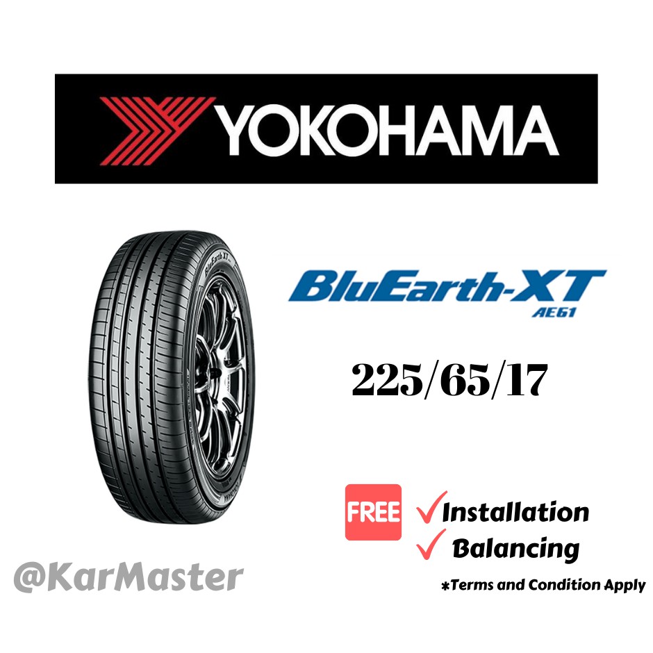 225 65 17 Yokohama Bluearth Xt Ae61 With Installation Shopee Malaysia